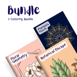 Botanical Symmetry Bundle – 7 Coloring Books