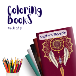 Pattern Reverie – 5 Coloring Books
